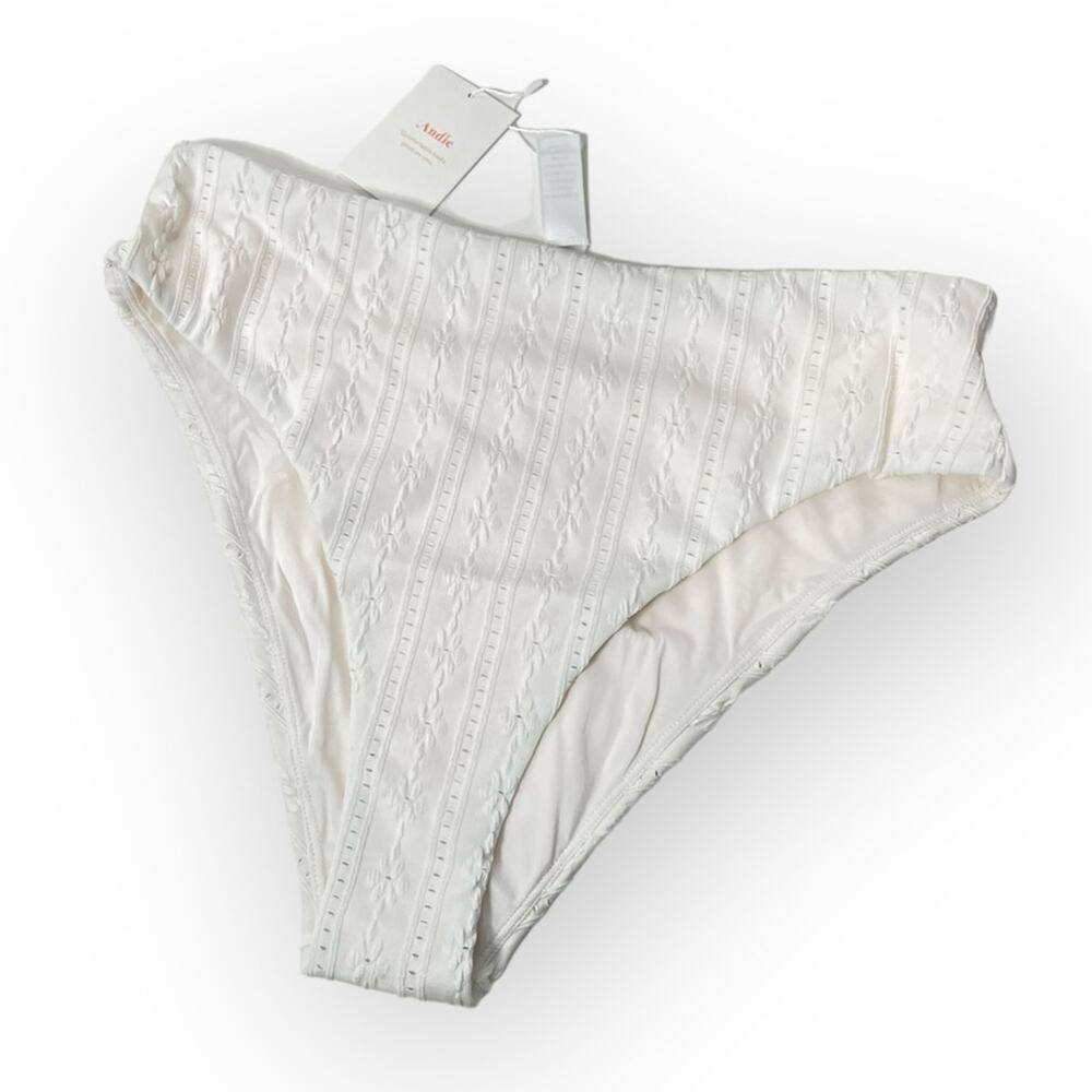NWT Andie The 90s High Waisted Bottom Size Medium - Picture 2 of 6